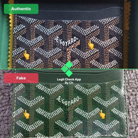 goyard card case replica